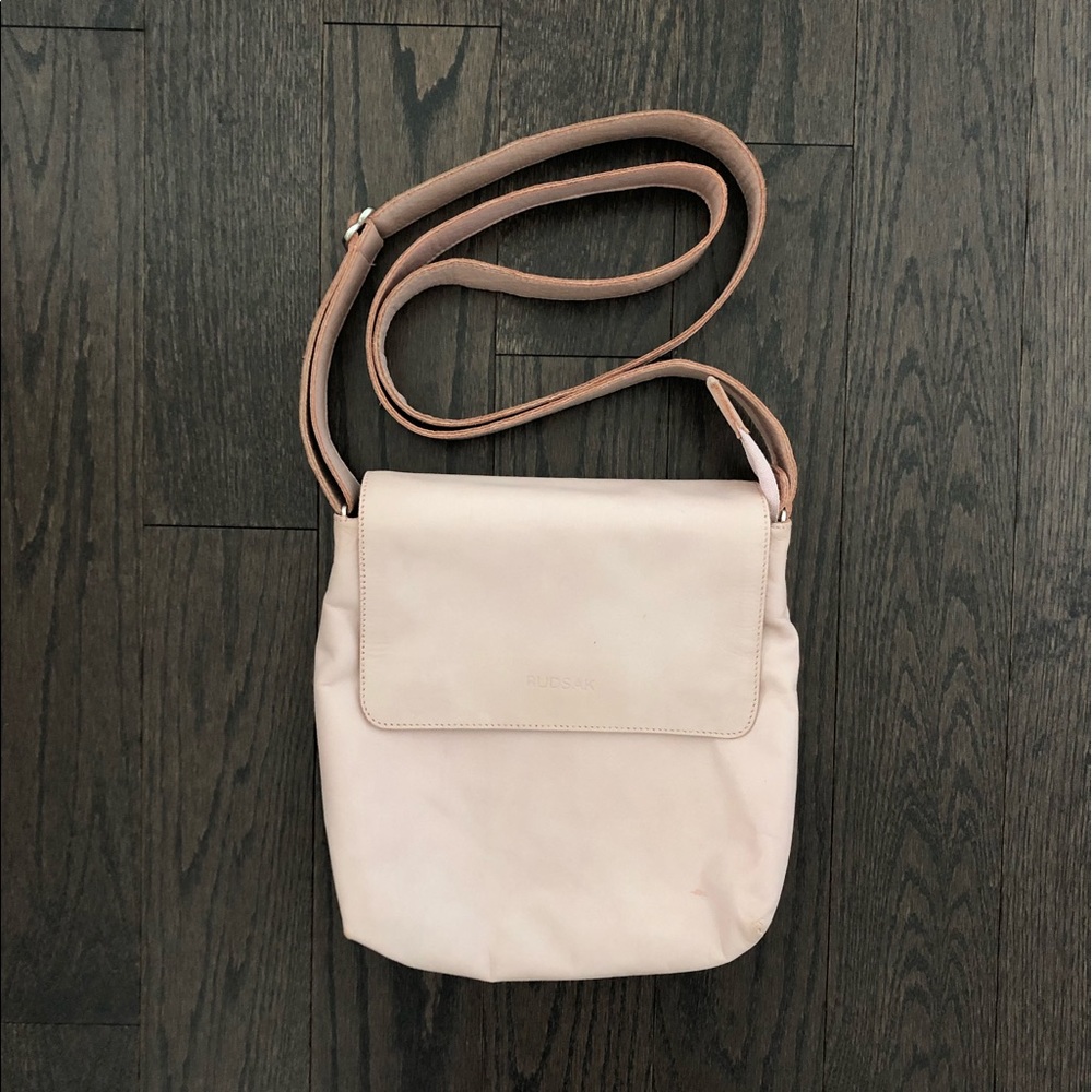 Rudsak Blush Pink Leather Crossbody Bag
